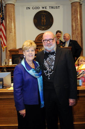 Ronald Gosses with State Representative Rita Smart